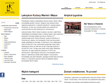 Tablet Screenshot of leksykonkultury.ceik.eu